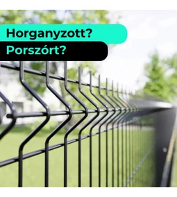 Miért érdemes horganyzott és porszórt kerítést választani?