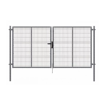 PILOFOR kétszárnyú kapu 2045 x 4118 mm 3D betéttel, horganyzott