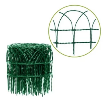 Dekor kerítés 25 cm magas, 90x150 mm osztással (10m) zöld színben