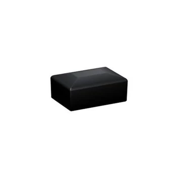 Végzáró kupak 60X40mm zártszelvény oszlopra fekete