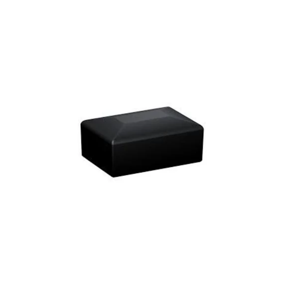 Végzáró kupak 60X40mm zártszelvény oszlopra fekete